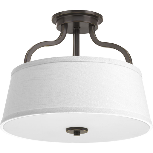Product image for Progress P3720-20 Arden Collection Two-Light 14" Semi-Flush Convertible