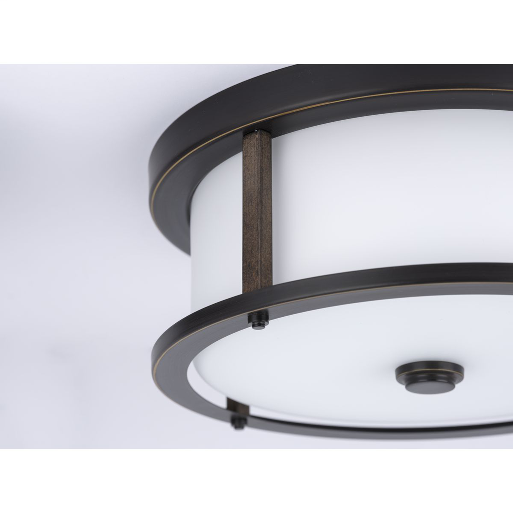Mast Collection Two-Light 13" Flush Mount