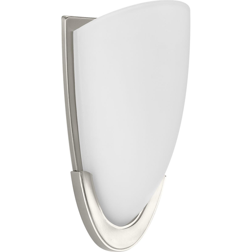 Product image for Progress P710079-009-30 LED Etched Glass Brushed Nickel LED Wall Sconce