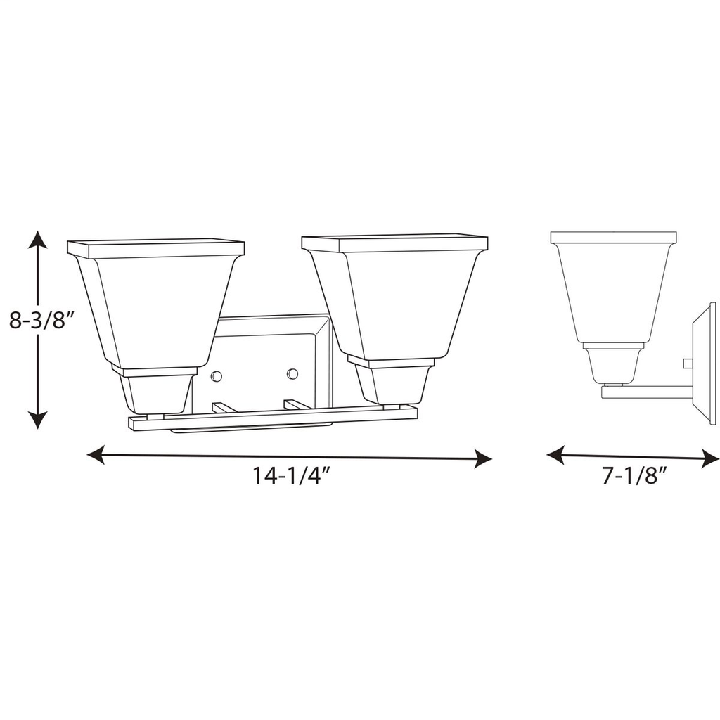 Clifton Heights Collection Two-Light Bath & Vanity