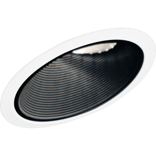 Product image for Progress P8004-31 6" Sloped Ceiling Baffle Trim for 6" Housing (P645)
