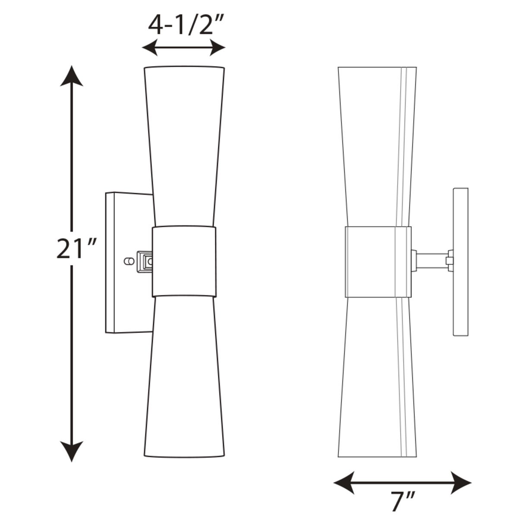Zura Collection Two-Light Bath & Vanity