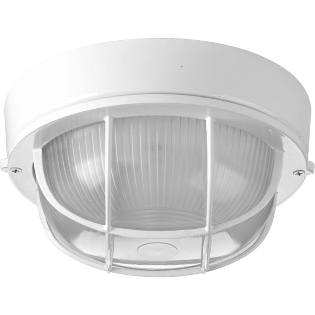 Product image for Progress P3709-30 One-Light Bulkhead 7-7/8" Flush Mount