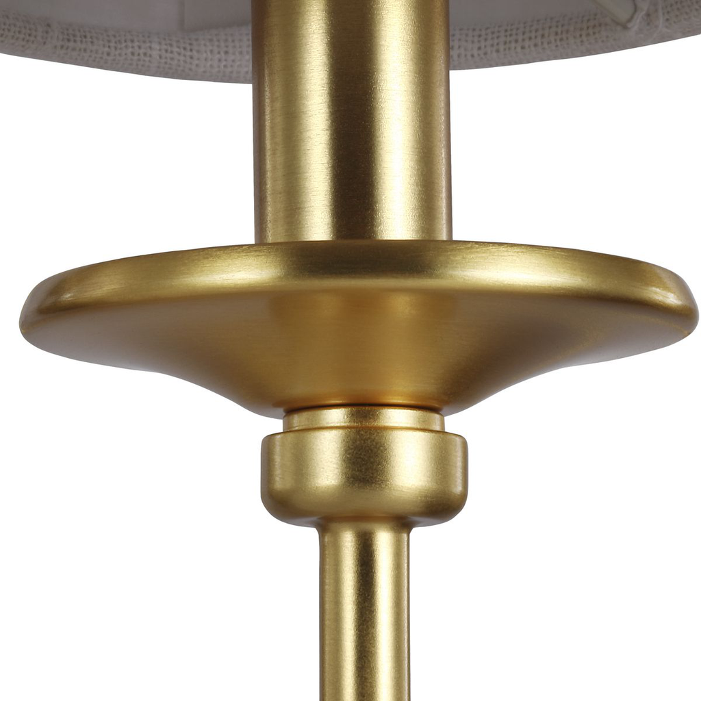 Bonita Collection Six-Light Satin Brass Foyer Chandelier
