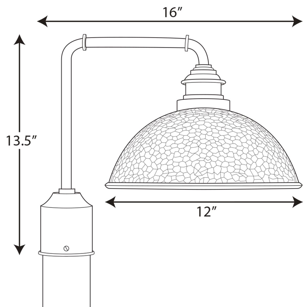 Englewood Collection One-Light Post Lantern