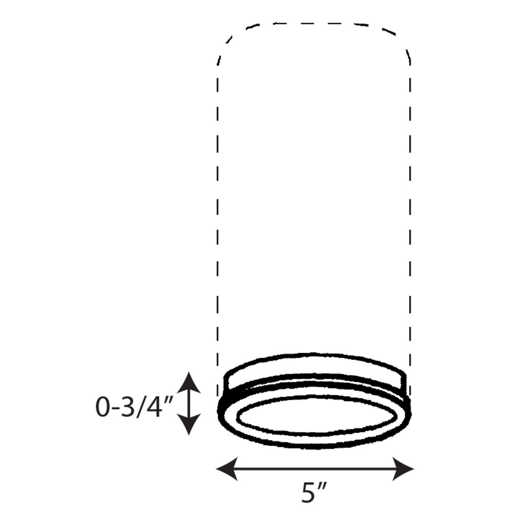 Top Cover Lens For 5" Cylinder P5675 Series
