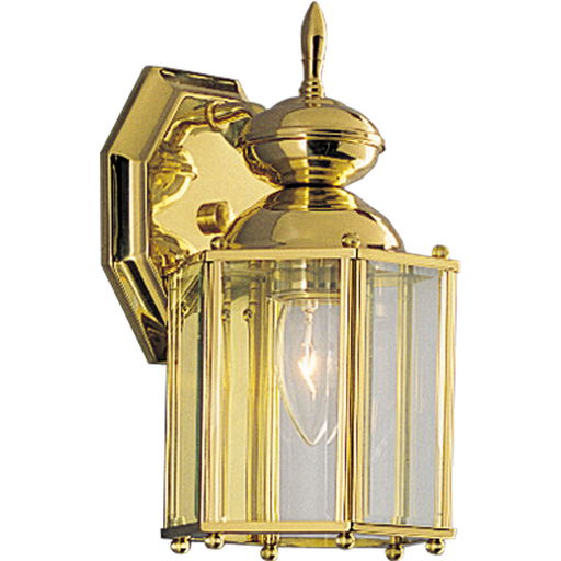 Product image for Progress P5756-10 BrassGUARD One-Light Wall Lantern