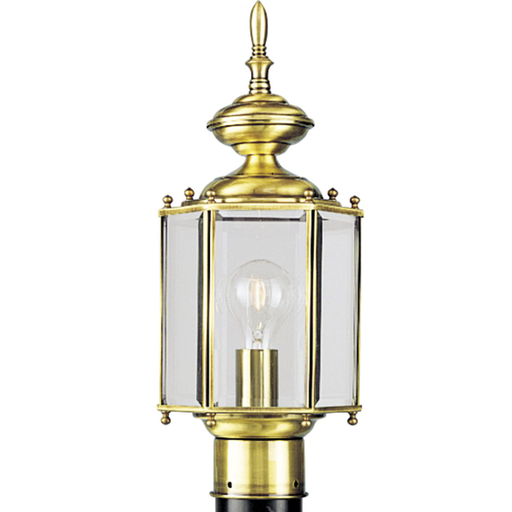 Product image for Progress P5430-10 BrassGUARD Collection One-Light Post Lantern