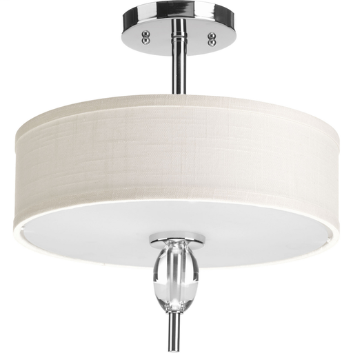 Product image for Progress P3495-15 Status Collection Two-Light 13" Semi Flush Mount