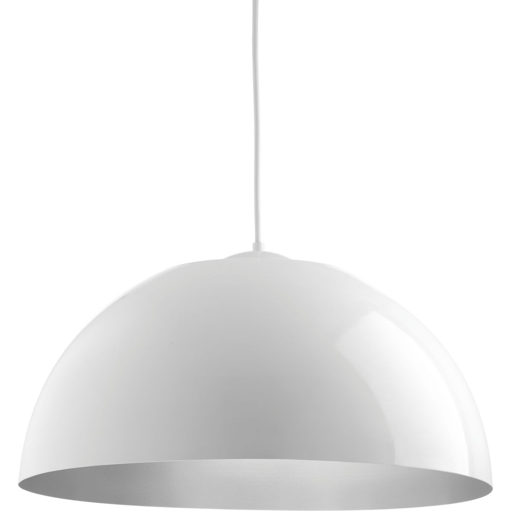 Product image for Progress P5342-3030K9 Dome Collection One-Light LED Pendant