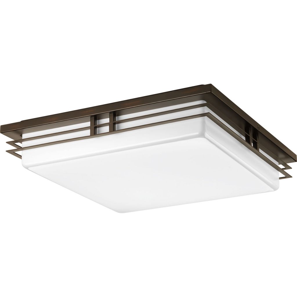 Product image for Progress P3449-2030K9 Helm Collection Three-Light 18" LED Flush Mount