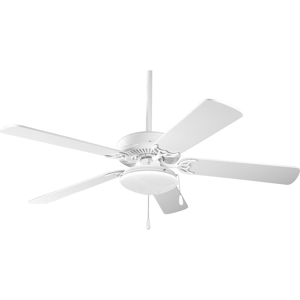 Two-Light Universal Opal Glass Fan Light Kit