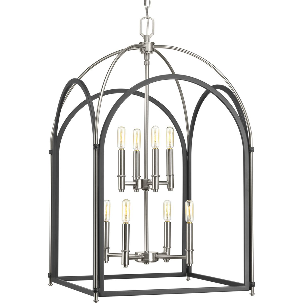 Product image for Progress P500040-143 Westfall Collection Eight-light Largel Foyer Pendant