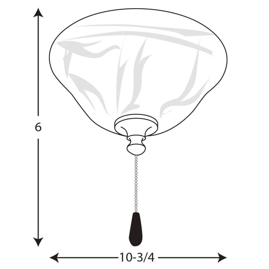 AirPro Collection Two-Light Ceiling Fan Light