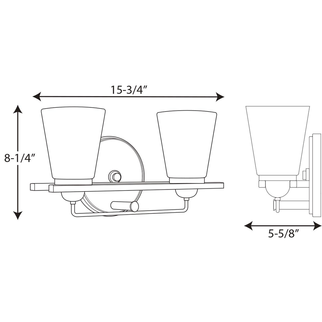 Flight Collection Two-Light Bath & Vanity