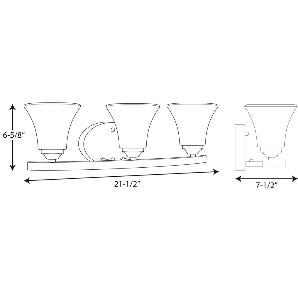 Adorn Collection Three-Light Bath & Vanity