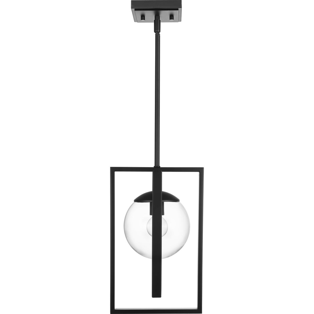 Atwell Collection Black One-Light Pendant