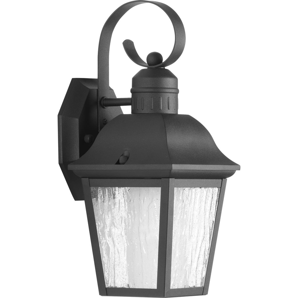 Product image for Progress P6619-31CD Andover Collection Black One-Light Small Wall Lantern