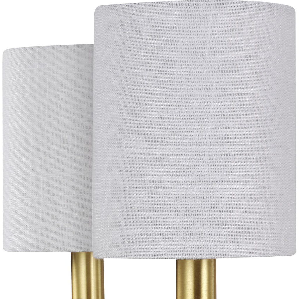 Bonita Collection Six-Light Satin Brass Foyer Chandelier