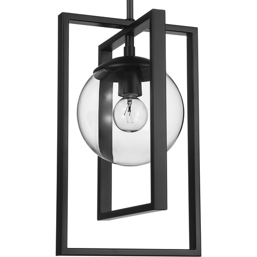 Atwell Collection Black One-Light Pendant