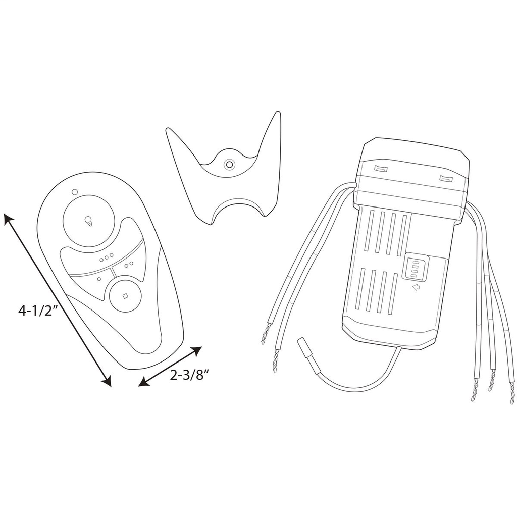 Ceiling Fan and Light Universal Remote Control