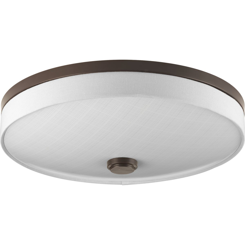 Product image for Progress P3611-2030K9 Weaver LED Collection Two-Light LED 16" Flush Mount