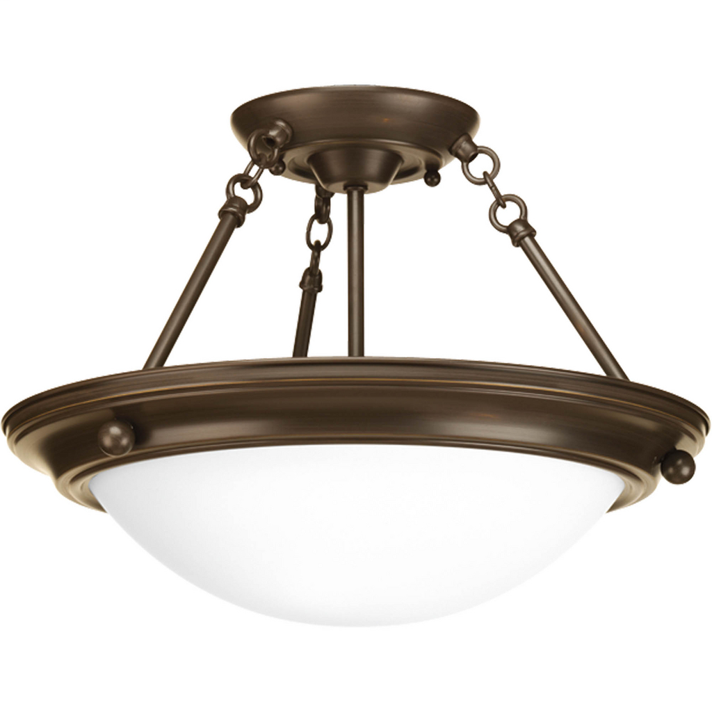 Product image for PROG P3483-20 2-100W-MED SEMI-FLUSH