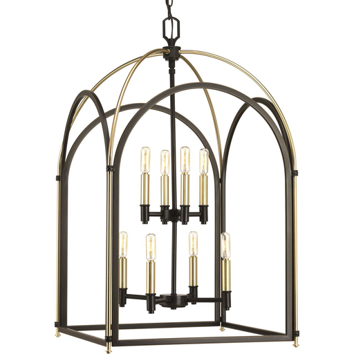 Product image for Progress P500040-020 Westfall Collection Eight-light Largel Foyer Pendant
