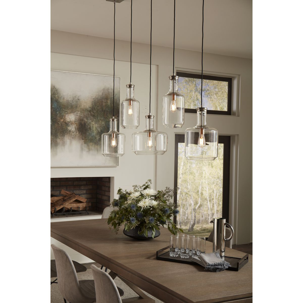 Latrobe Collection Brushed Nickel One-Light Pendant