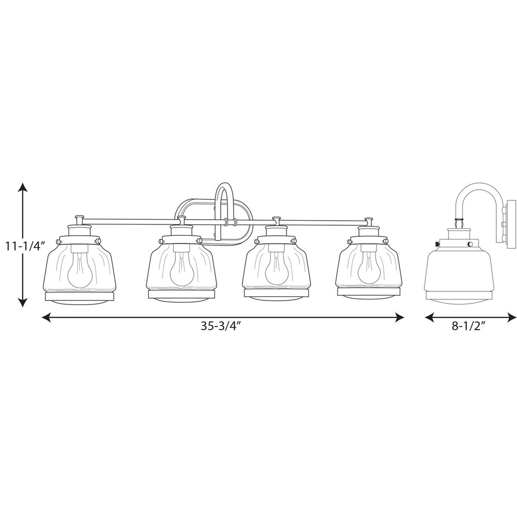 Judson Four-Light Bath & Vanity