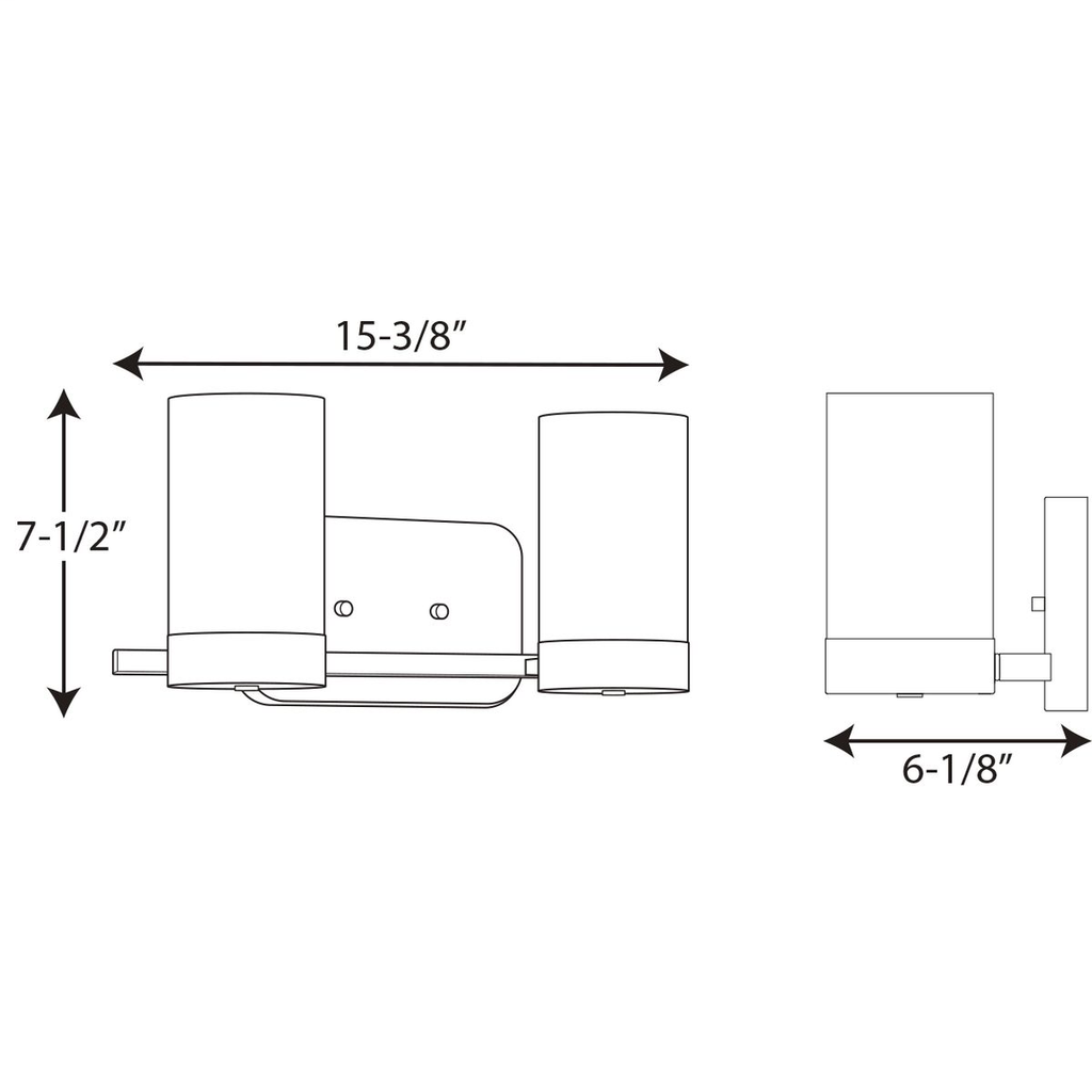 Elevate Collection Two-Light Bath & Vanity