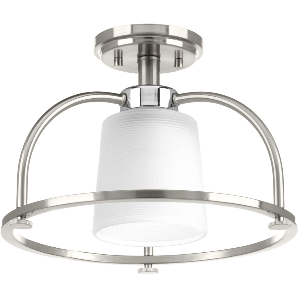 Product image for Progress P350032-009 West Village Collection 13-1/2" One-Light Semi-Flush Convertible