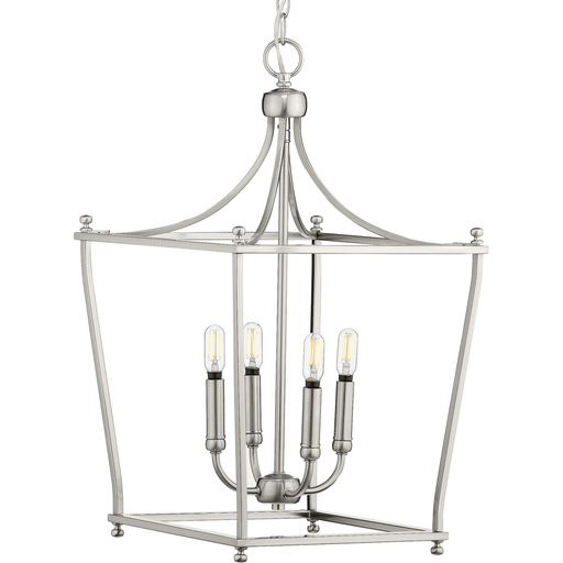 Parkhurst Collection Brushed Nickel Four-Light Foyer