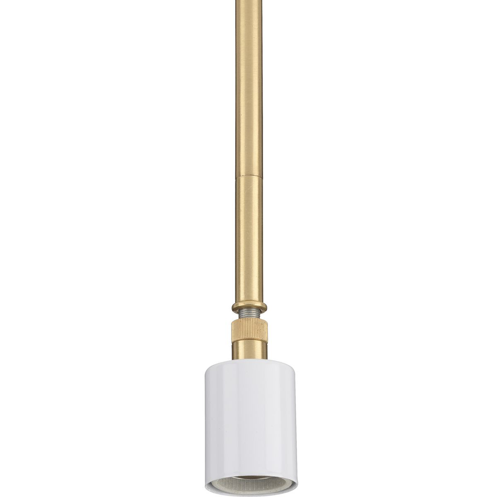 Product image for Progress P5198-12 Markor Collection One-Light Satin Brass Pendant Stem Kit