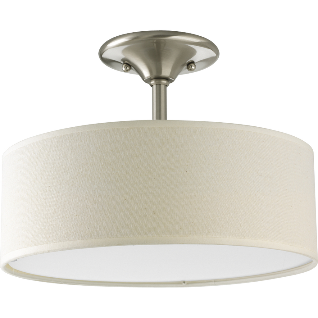 Product image for PROG P3939-09 2-26W CFL SEMI FLUSH