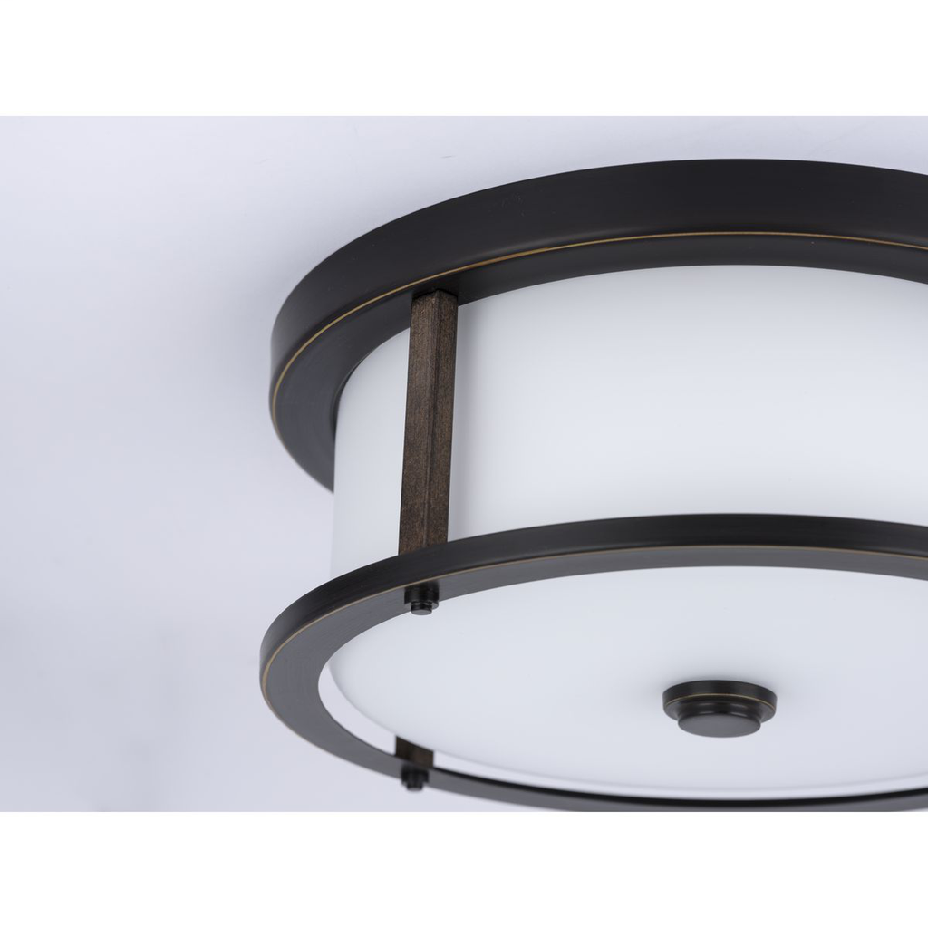 Mast Collection Two-Light 13" Flush Mount