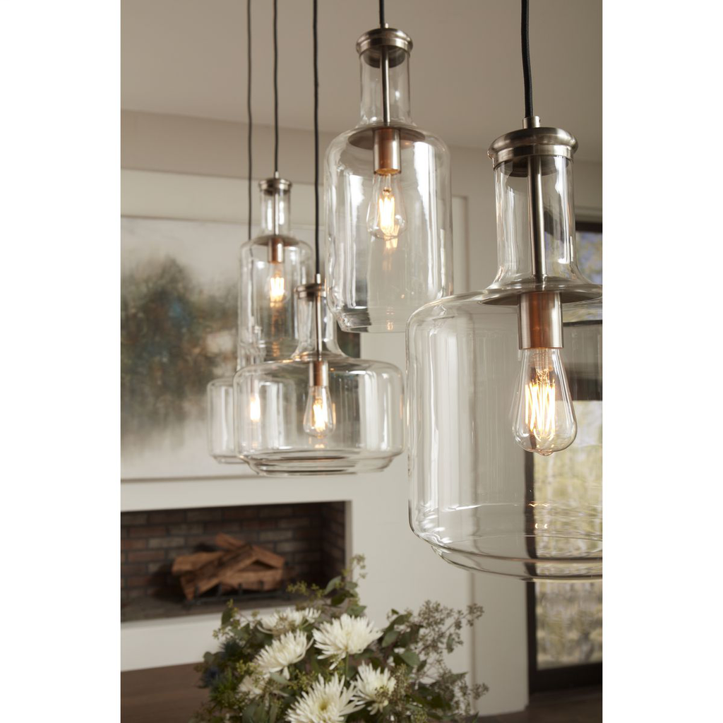 Latrobe Collection Brushed Nickel One-Light Pendant