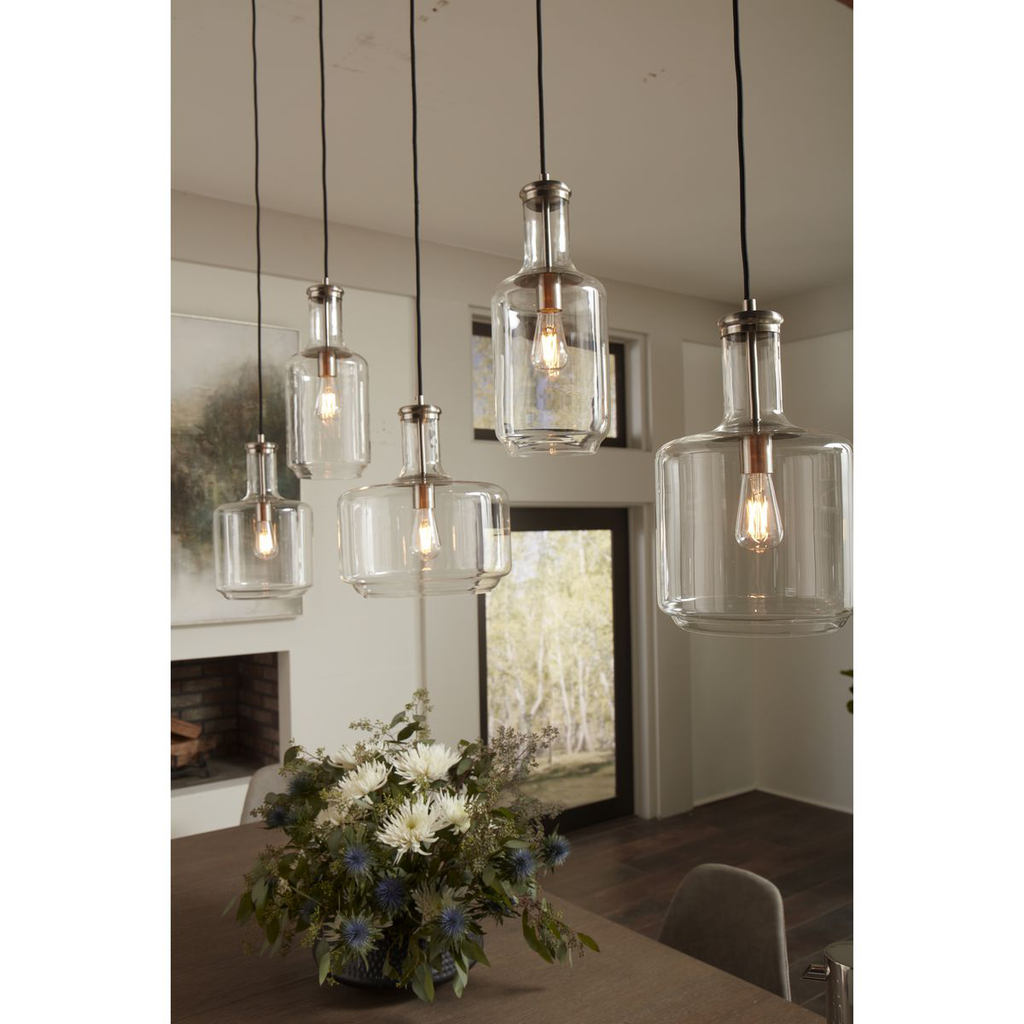 Latrobe Collection Brushed Nickel One-Light Pendant