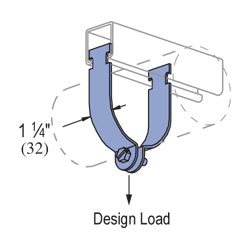 Product image for Unistrut P1117SS 2 Inch 304 Stainless Steel Rigid Conduit Pipe Clamp