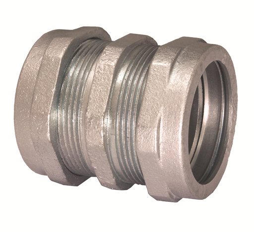 Product image for Konkore RCK100KON 1" Threadless Malleable Iron Compression Coupling