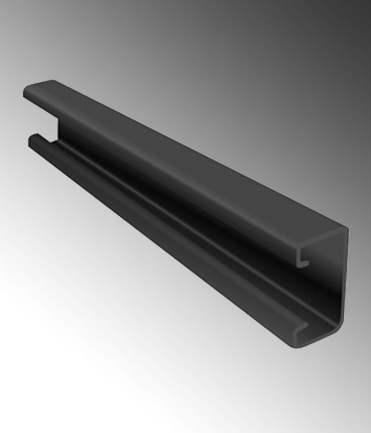 Product image for Calpipe PV0000B22SH 1-5/8" PVC Coated Galvanized Rigid Channel Strut, Slotted Standard