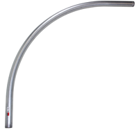 Product image for Calpipe ST5048SW90 5" X 90º X 48" Galvanized Rigid Special Radius 90º Sweeps