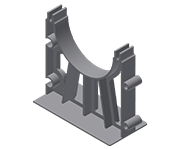 Product image for AL-TUBE 1611 SPACER BASE 3 x 3