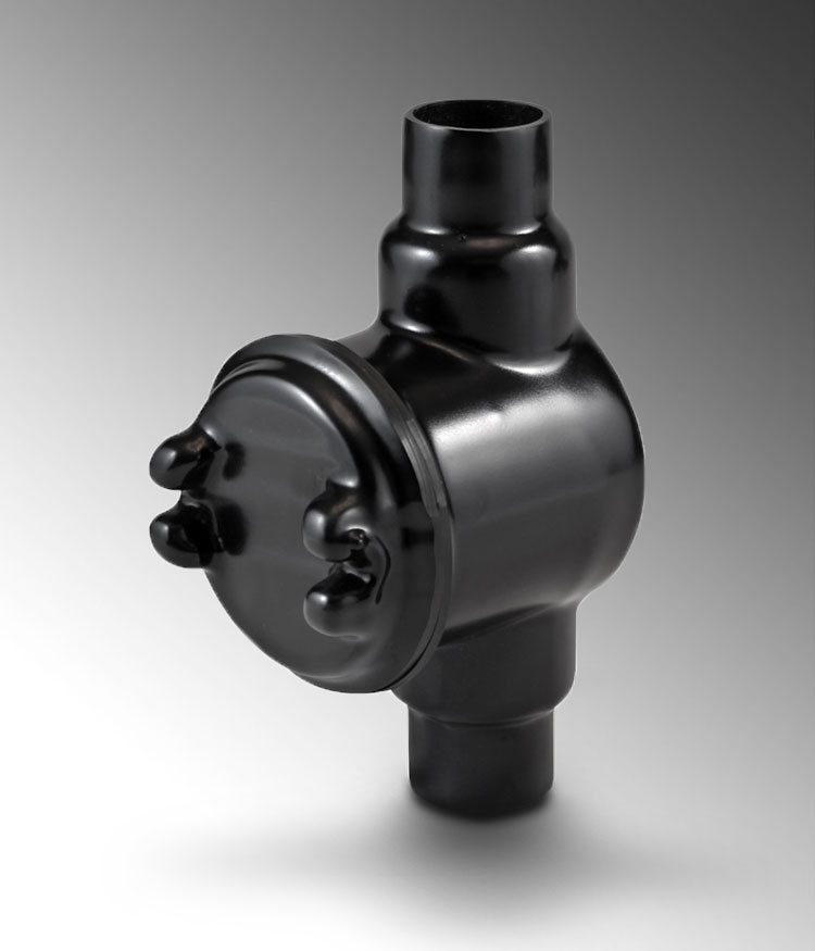 Product image for Calpipe PV0700GUAC26 3/4" PVC Coated Galvanized Rigid GUAC Junction Box