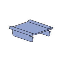 Product image for Unistrut P1280 EG Electrogalvanized Steel Channel End Cap