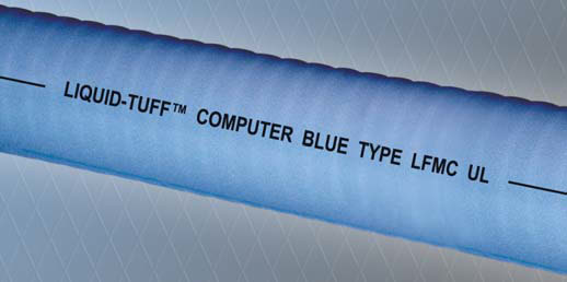 Product image for AFC 6403-66-00 3/4" Liquidtight Flexible Steel Conduit, Type-LFMC, Computer Blue (2000ft Reel)