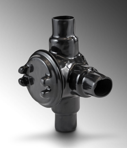 Product image for Calpipe PA0700GUAL26SA 3/4" PVC Coated Aluminum GUAT Junction Box