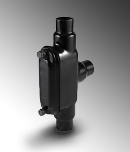 Product image for Calpipe PV0700TB27 3/4" PVC Coated Galvanized Rigid Fitting, Form 7 TB