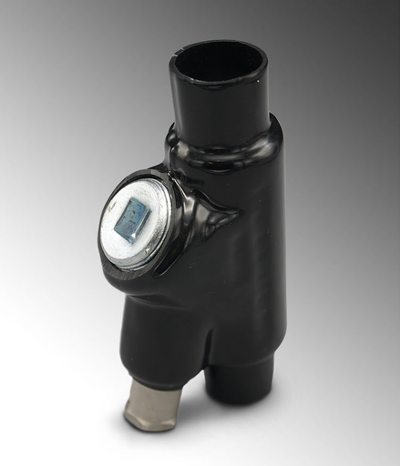 Product image for Calpipe PA1500EYD5SA 1-1/2" PVC Coated Aluminum Female Sealing Fitting with Drain