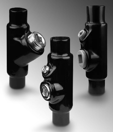 Product image for Calpipe PV2500EYS7 2-1/2" PVC Coated Galvanized Rigid Female/Female Seal Fitting